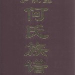 《庐江堂何氏族谱梅县松源分谱》（封面）